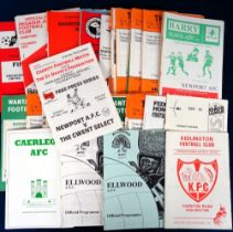 Football programmes, Newport AFC, once Newport County collapsed in 1988/9 the Club reformed as