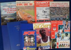 Olympics, British Olympic Association, Official Reports, 1960, 1964, 1968, 1972, 1976, 1980, 1984,