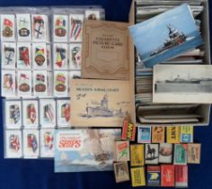 Postcards, Shipping, approx. 300 mixed age UK and foreign cards to include Cuban gun boat, The Guard