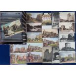 Postcards, Royal Homes, a selection of 300+ mixed age cards (though most early to mid 20thC)