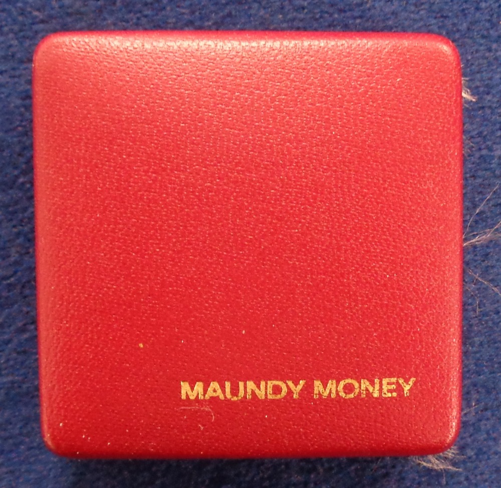 Coins, Maundy Money, 1863 set of four coins in more modern presentation box (gd) - Image 2 of 2
