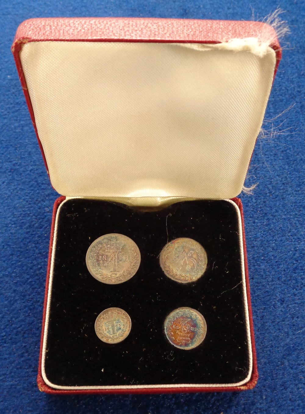 Coins, Maundy Money, 1863 set of four coins in more modern presentation box (gd)