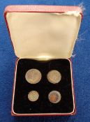 Coins, Maundy Money, 1863 set of four coins in more modern presentation box (gd)