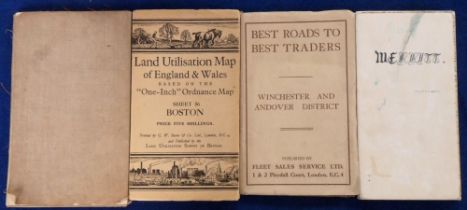 Maps, 4 maps to comprise 1920s Best Roads To Best Traders published by Fleet Sales Service Ltd,