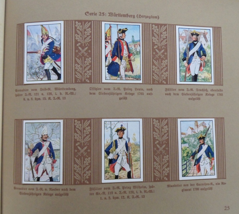 Trade cards, Germany Military, Sturm, Deutsche Uniforms, complete set in board cover album (gd/vg) - Image 4 of 4