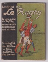 Rugby booklet, 'Le Rugby', very scarce French booklet with attractive illustrated cover, believed to