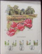 Stamps, GB QEII collection of First Day Cover Lithographs, limited edition 7154 of 9500, 1980-83