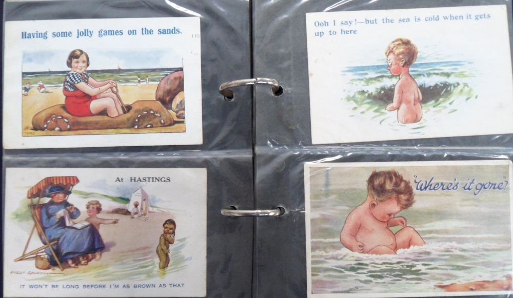 Postcards, Children, a collection of approx. 100 illustrated cards of children in modern album.
