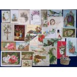 Ephemera, Victorian Greetings Cards, a selection of approx. 300 cards to include die cut, deckle