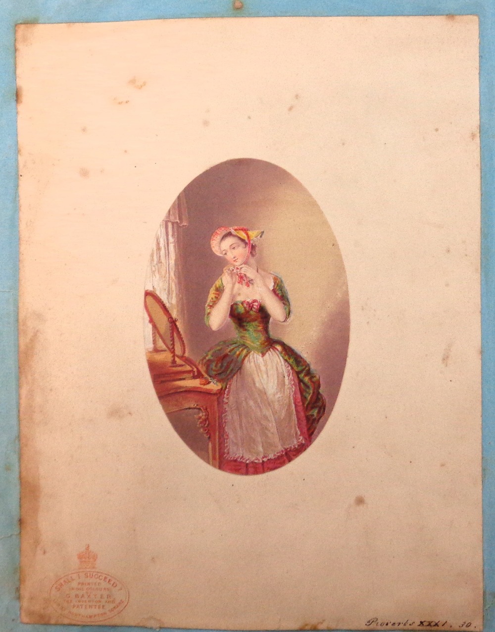 Ephemera, an Early Victorian Scrap Book, a fascinating small format scrap album containing a variety - Image 6 of 7