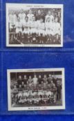 Cigarette cards, Football Pattreiouex Football Teams Large Sized, 2 cards F220 South Shields, F207
