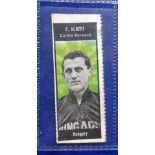 Trade cards, A & BC Football 1966 World Cup Stamp no. F Albert, Hungary (fair/gd)