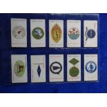 Cigarette cards, Ogden's Club Badges, set 50 cards (gen gd a few slightly lower)