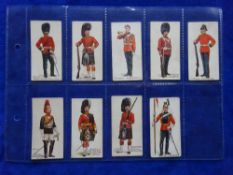 Cigarette cards, Cohen Weenen, Home & Colonial Regiments (250 back), 9 cards (fair/near gd)