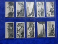 Cigarette cards, Edwards Ringer & Bigg Alpine Views, near set 24/25 (missing number 23) plus 5