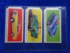 Trade cards, Nabisco Shredded Wheat Motor Show, set 10 cards (no tokens attached otherwise fair to