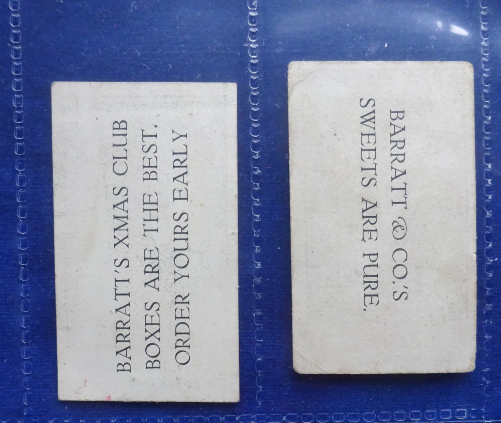 Trade cards, Football, Barratt Cricketers Footballers & Football Teams, 2 cards, S Charlton & A - Image 2 of 2