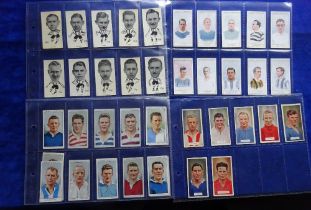Cigarette cards, Football, Sinclair Well Known Footballers (North East Counties), Ogden's Captains