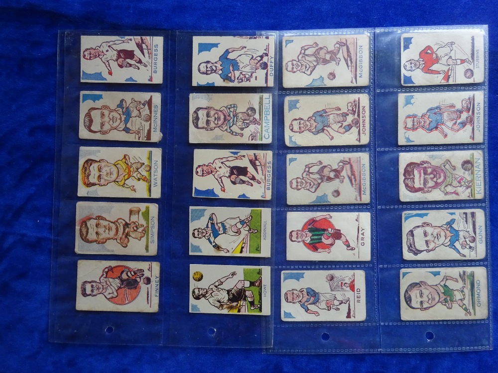 Trade cards, Football, Donaldsons Sports Favourites all Footballers various series, 70 cards (poor / - Image 7 of 8