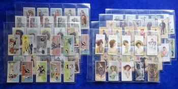 Cigarette cards, mixed selection 80 cards, many scarcer & unusual types including John Players