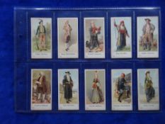 Cigarette cards, Cope Characters From Scott, set 50 cards ( 14 with back damage to varying