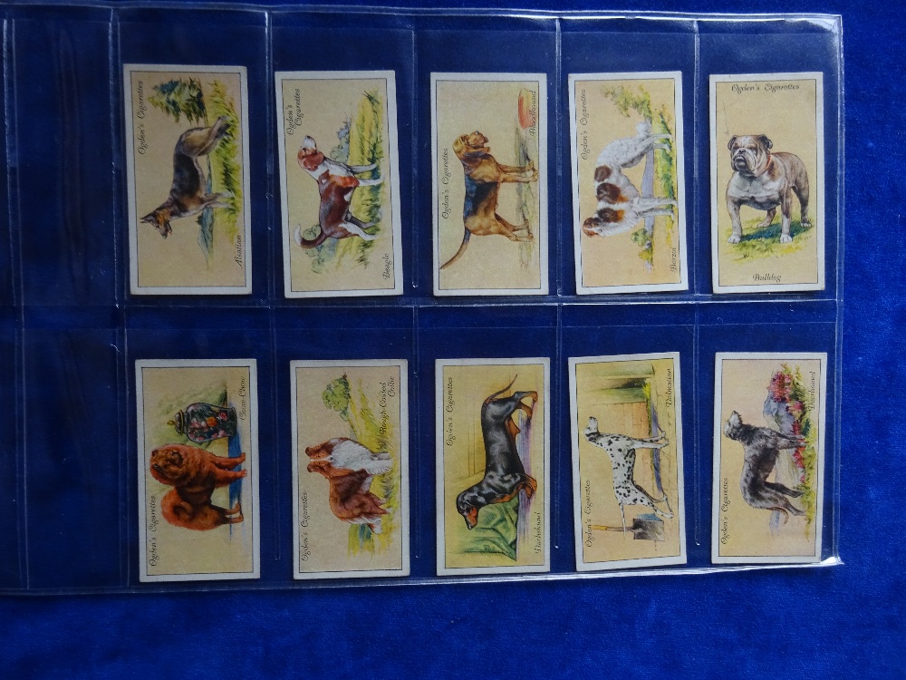 Cigarette cards, Ogden's 6 complete sets, Flags & Funnels (fair), Dogs, Construction Railway Trains, - Image 3 of 6