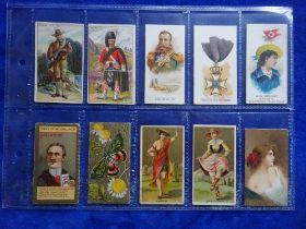 Cigarette cards, Overseas issuers, selection 27 cards including Kinney, Duke, Allen & Ginter,