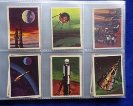 Trade cards, Spain, Deposito Legal, Triunfo en el Espacio ( Exploring Space ), part set 82/96 plus a