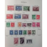 Stamps, KGVI mint and used collection housed in a Stanley Gibbons New Age album with printed pages
