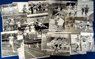 Athletics, Press photos, a collection of approx. 45 b/w Press photos, 1950/60's, various sizes