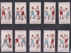 Cigarette cards, Franklyn, Davey & Co, Boxing (set, 25 cards) (ex)