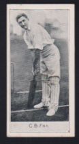 Cigarette card, D. & J, MacDonald, Cricketers, type card, C.B. Fry (vg) (1)