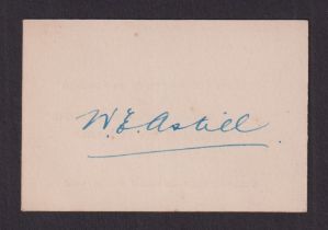 Trade card / autograph, Football & Sports Favourite, Real Signature Cards, type card, Cricket, W.
