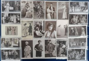 Postcards, Theatre, a selection of approx. 120 mostly RPs of Edwardian actors, actresses, and play