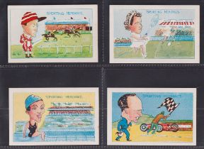 Trade card, Clevedon, Sporting Memories, 'X' size, (15/25, missing nos 3, 6, 7, 9, 14, 16, 18, 20,