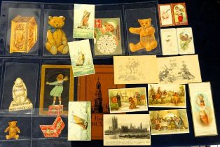 Trade cards, Advertising, Peek, Frean, collection of 20+ advertising items including postcards,