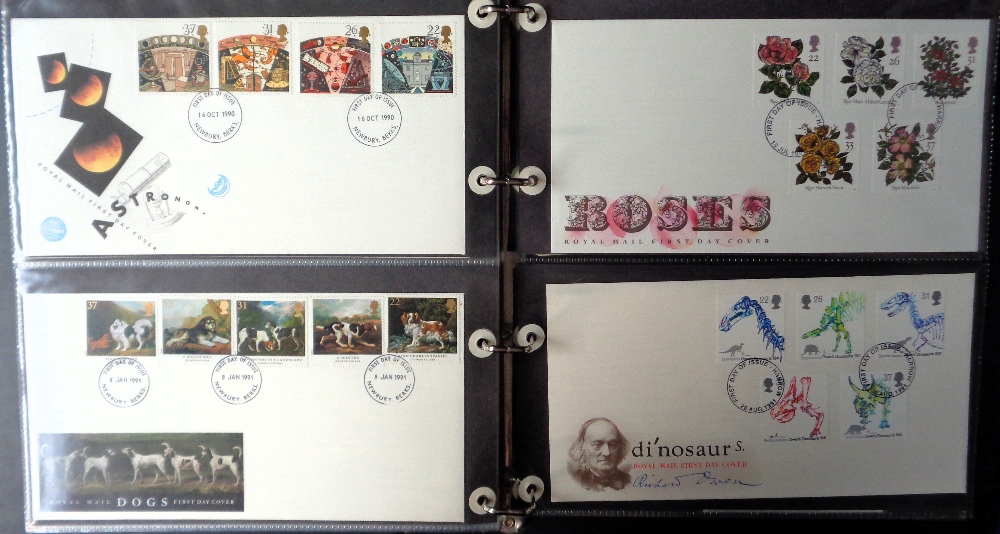 Stamps, GB QEII collection of first day covers housed in 4 albums 1970s-2006, most with neat typed - Image 2 of 4