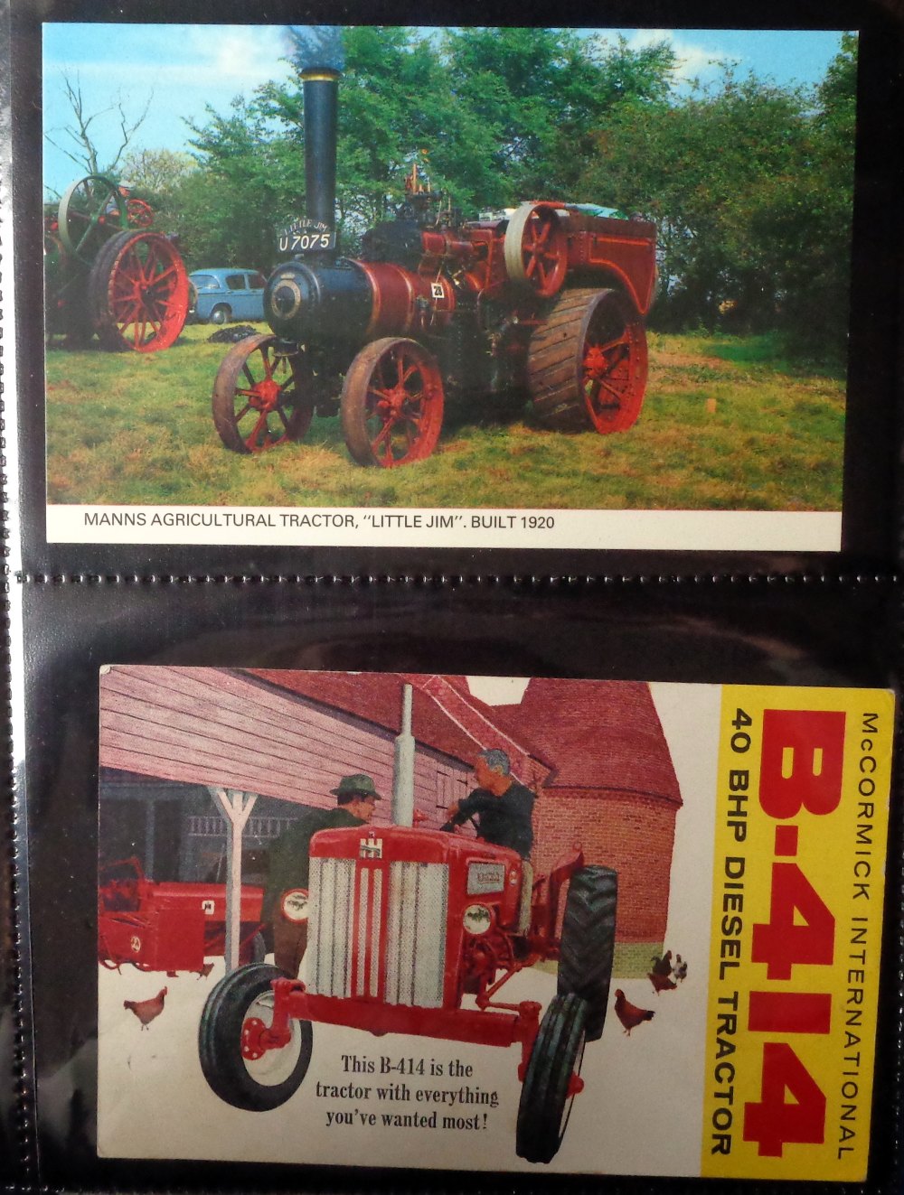 Postcards and Photographs, Farming, 200+ images showing tractors, traction engines, poultry, sowing, - Image 4 of 4