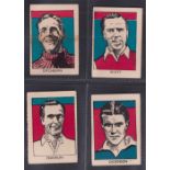 Trade cards, M M Frame, Sports Stars, Footballers, four cards, 'M' size, no 10 Ditchburn