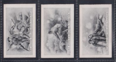 Cigarette cards, Martins VC Heroes, 3 cards (scarcer black fronts), numbers 14, 19 & 25 (gd)