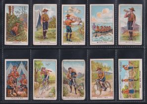 Trade cards, Pascall's Boy Scout Series, 30 different cards, multi advert backs, 1 is plain back (