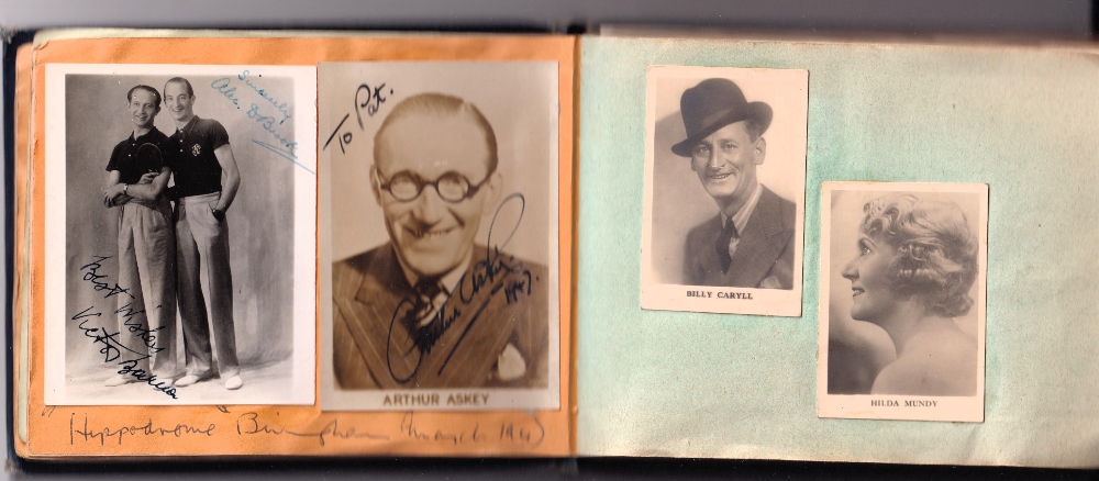Autograph Book, Entertainment, mainly 1945/46 containing 160+ signatures to include Monte Ray, - Image 4 of 4