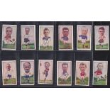 Trade cards, Barratt's, Footballers - Action Caricatures (set, 12 cards) includes Dixie Dean (gd) (1