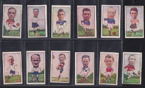 Trade cards, Barratt's, Footballers - Action Caricatures (set, 12 cards) includes Dixie Dean (gd) (1