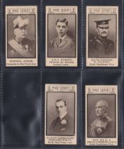 Trade cards, The Picture House Harrogate, War Portraits, 5 cards numbers 9, 18, 41, 42 & 44 (gd)