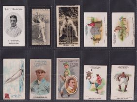 Cigarette cards, 19 scarce type cards, Taddy County Cricketers (1), Clarke's Cricketers Series (