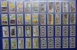 Cigarette cards, Player's, 39 complete sets issues A-C including Clocks Old & New, Badges & Flags (