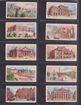 Cigarette cards, Churchman's, Interesting Buildings (set, 50 cards) (mostly gd, 1 with slight damage