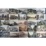 Postcards, a mainly UK topographical collection of approx. 57 cards, the majority Cornwall towns and