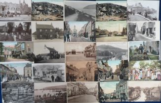 Postcards, a mainly UK topographical collection of approx. 57 cards, the majority Cornwall towns and
